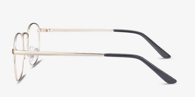 St Michel Golden MetalEyeglass Frames from EyeBuyDirect, Side View