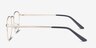 St Michel Golden MetalEyeglass Frames from EyeBuyDirect, Side View