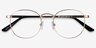St Michel Golden MetalEyeglass Frames from EyeBuyDirect, Closed View