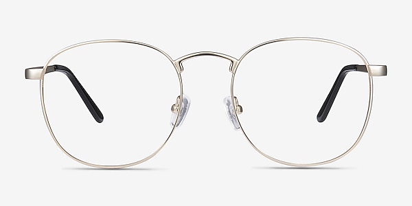 St Michel Golden Metal Eyeglass Frames