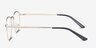 St Michel Golden MetalEyeglass Frames from EyeBuyDirect, Side View