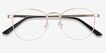 St Michel Golden MetalEyeglass Frames from EyeBuyDirect, Closed View