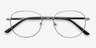 Pensieve Gunmetal MetalEyeglass Frames from EyeBuyDirect, Closed View