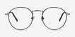 Wistful Black MetalEyeglass Frames from EyeBuyDirect, Front View
