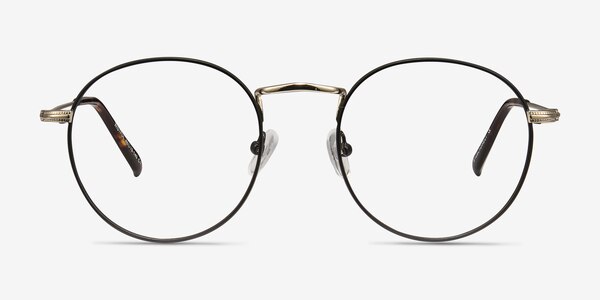 Wistful Noir Métal Montures de lunettes de vue