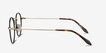 Wistful Black MetalEyeglass Frames from EyeBuyDirect, Side View