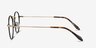 Wistful Black MetalEyeglass Frames from EyeBuyDirect, Side View