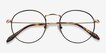 Wistful Black MetalEyeglass Frames from EyeBuyDirect, Closed View