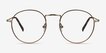 Wistful Coffee MetalEyeglass Frames from EyeBuyDirect, Front View