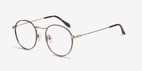 Wistful Café Métal Montures de lunettes de vue d'EyeBuyDirect, Vue d'Angle