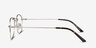 Sonder Silver MetalEyeglass Frames from EyeBuyDirect, Side View