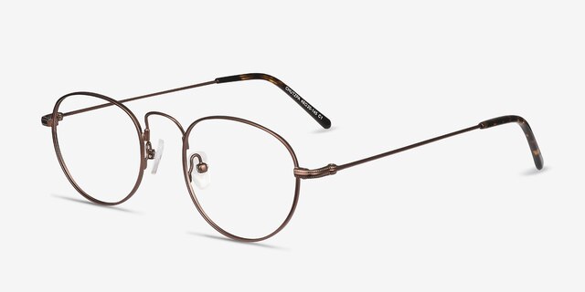 Chutzpa Coffee MetalEyeglass Frames from EyeBuyDirect, Angle View