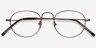 Chutzpa Coffee MetalEyeglass Frames from EyeBuyDirect, Closed View