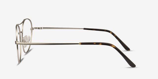 Cassini Argenté MétalMontures de lunettes de vue d'EyeBuyDirect, Vue de Côté