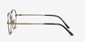 Cassini Brown MetalEyeglass Frames from EyeBuyDirect, Side View