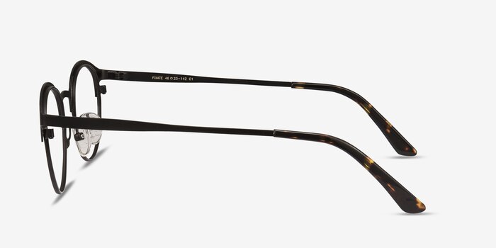 Fixate Black Golden Metal Eyeglass Frames from EyeBuyDirect