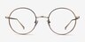 Synapse Brown MetalEyeglass Frames from EyeBuyDirect, Front View
