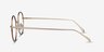 Synapse Brown MetalEyeglass Frames from EyeBuyDirect, Side View