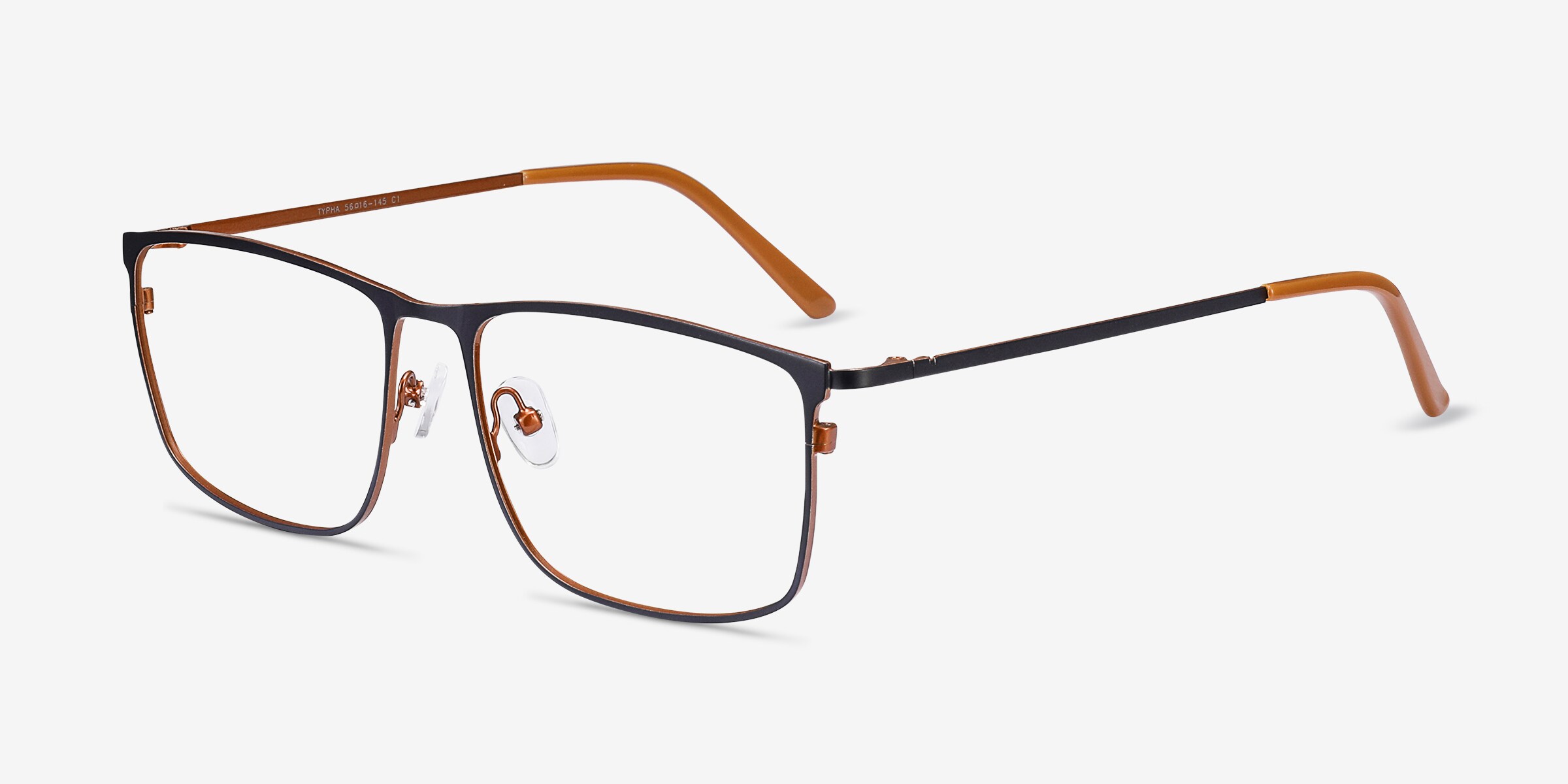 Typha Rectangle Navy Glasses for Men | Eyebuydirect Canada