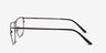 Typha Gunmetal MetalEyeglass Frames from EyeBuyDirect, Side View