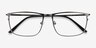Typha Gunmetal MetalEyeglass Frames from EyeBuyDirect, Closed View