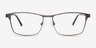 Caliber Brown MetalEyeglass Frames from EyeBuyDirect, Front View