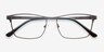 Caliber Brown MetalEyeglass Frames from EyeBuyDirect, Closed View