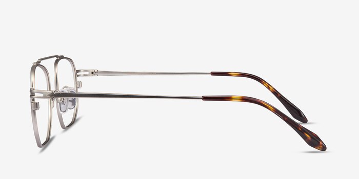 Cordon Matte Silver Métal Montures de lunettes de vue d'EyeBuyDirect