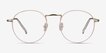 Wistful Matte Pink MetalEyeglass Frames from EyeBuyDirect, Front View