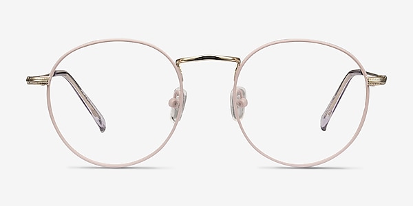 Wistful Matte Pink Metal Eyeglass Frames