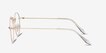 Wistful Matte Pink MetalEyeglass Frames from EyeBuyDirect, Side View