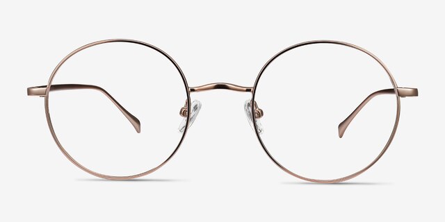 Synapse Rose Gold MetalEyeglass Frames from EyeBuyDirect, Front View