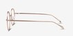 Synapse Rose Gold MetalEyeglass Frames from EyeBuyDirect, Side View