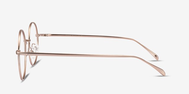 Synapse Rose Gold MetalEyeglass Frames from EyeBuyDirect, Side View