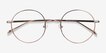 Synapse Rose Gold MetalEyeglass Frames from EyeBuyDirect, Closed View