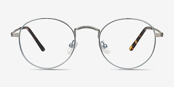 Cupertino Frost Blue Metal Eyeglass Frames