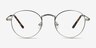 Cupertino Pistachio Green MetalEyeglass Frames from EyeBuyDirect, Front View