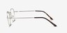 Cupertino Pistachio Green MetalEyeglass Frames from EyeBuyDirect, Side View
