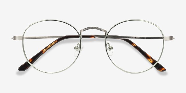 Cupertino Pistachio Green MetalEyeglass Frames from EyeBuyDirect, Closed View
