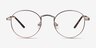 Cupertino Victorian Pink MetalEyeglass Frames from EyeBuyDirect, Front View