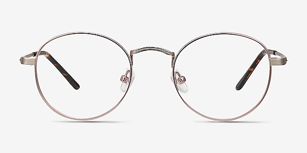 Cupertino Victorian Pink Metal Eyeglass Frames