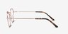 Cupertino Victorian Pink MetalEyeglass Frames from EyeBuyDirect, Side View