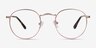Daydream Rose Gold MetalEyeglass Frames from EyeBuyDirect, Front View