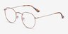 Daydream Rose Gold MetalEyeglass Frames from EyeBuyDirect, Angle View
