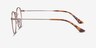 Daydream Rose Gold MetalEyeglass Frames from EyeBuyDirect, Side View