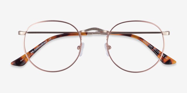 Daydream Rose Gold MetalEyeglass Frames from EyeBuyDirect, Closed View
