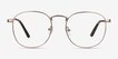 St Michel Rose Gold MetalEyeglass Frames from EyeBuyDirect, Front View