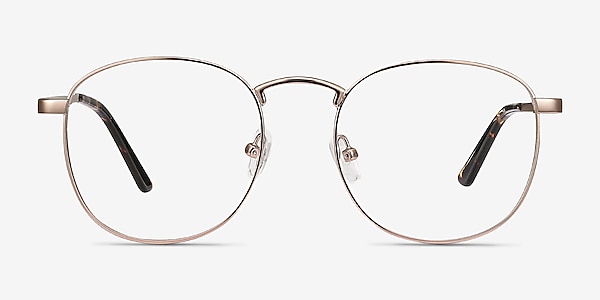 St Michel Rose Gold Metal Eyeglass Frames
