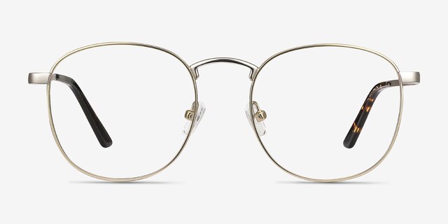 St Michel Starlight Yellow MetalEyeglass Frames from EyeBuyDirect, Front View
