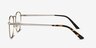 St Michel Starlight Yellow MetalEyeglass Frames from EyeBuyDirect, Side View